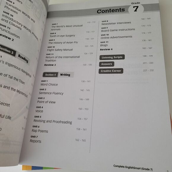 English Workbooks Grade 7 ELA Workbooks Educational Resources - Set of 2 #0370 - Picture 9 of 12